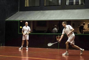 Charles D'Oyly and Peter representing CURTC at Queens