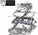 20 minute walk from CURTC to Trinity's Great hall via Burrell's Walk and The Avenue